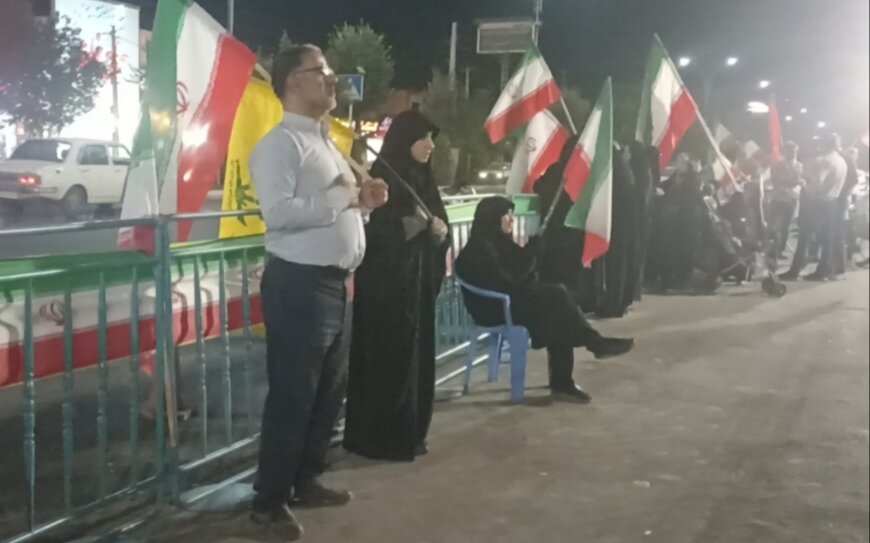 مردم یزد پای کار انقلاب؛ برگ زرین دیگری از شب‌های اقتدار ورق خورد