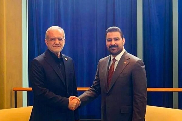 دیدار پزشکیان و نخست وزیر عراق در نیویورک دیدار پزشکیان و نخست وزیر عراق در نیویورک